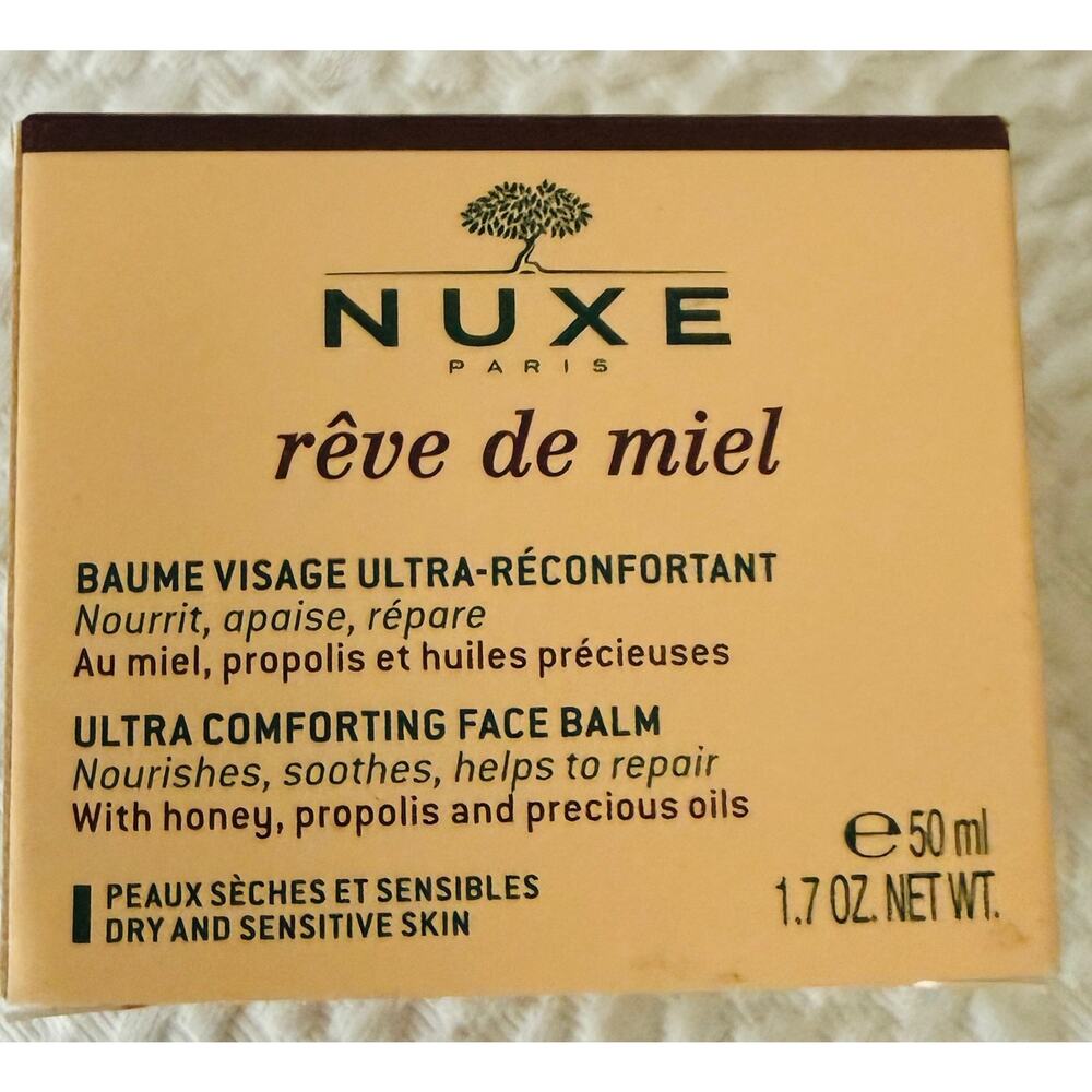 NEW NUXE Rêve de Miel Ultra-Comforting Face Balm 50ml - France - Dry/Sensitive